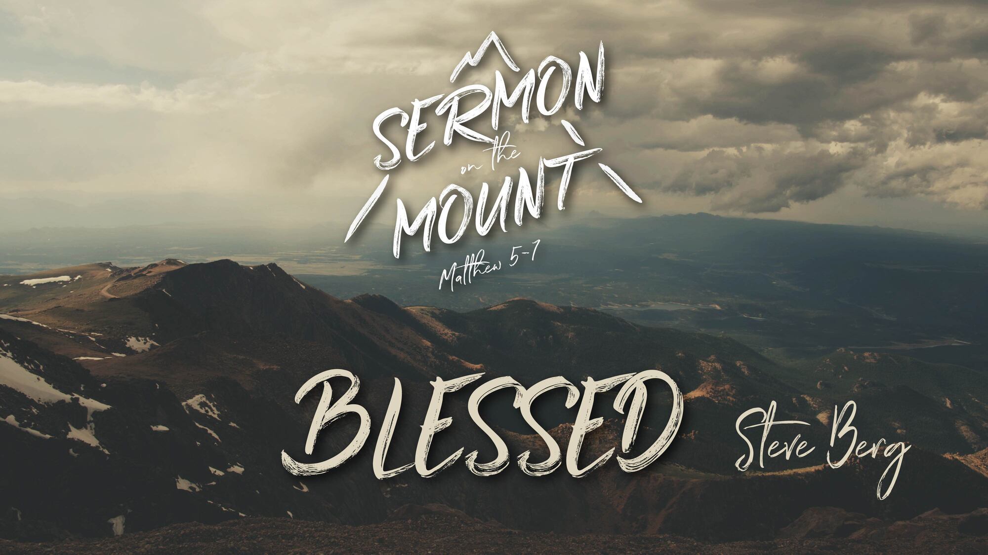 Preview of SERMON ON THE MOUNT: Blessed