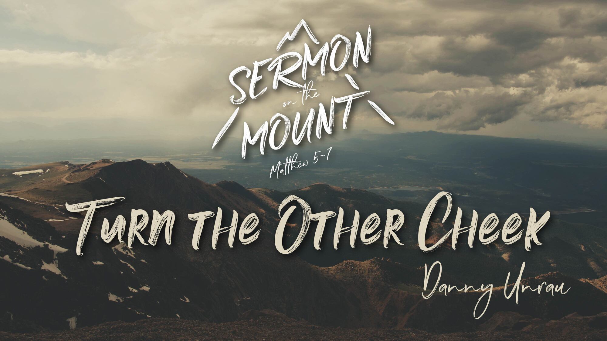 Preview of SERMON ON THE MOUNT: Turn the Other Cheek