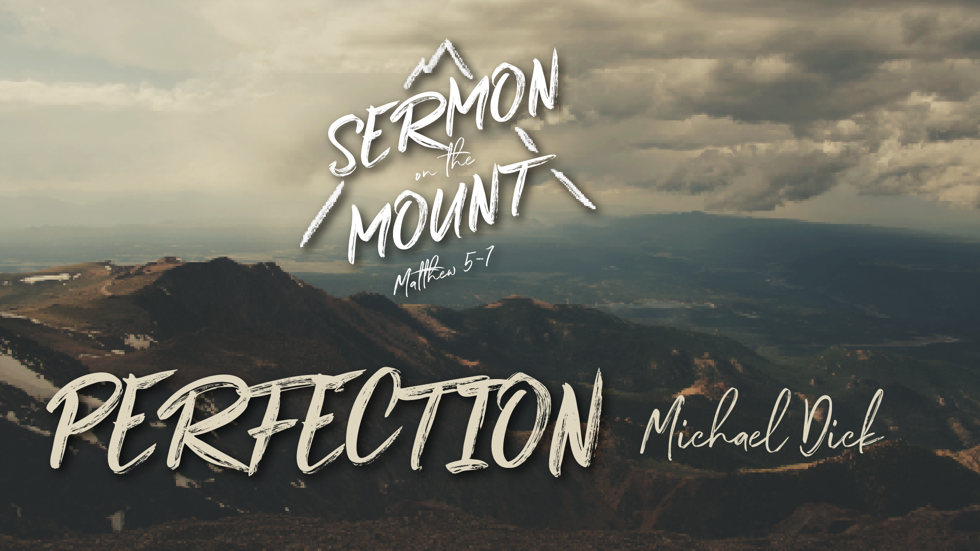 Preview of SERMON ON THE MOUNT: Perfection