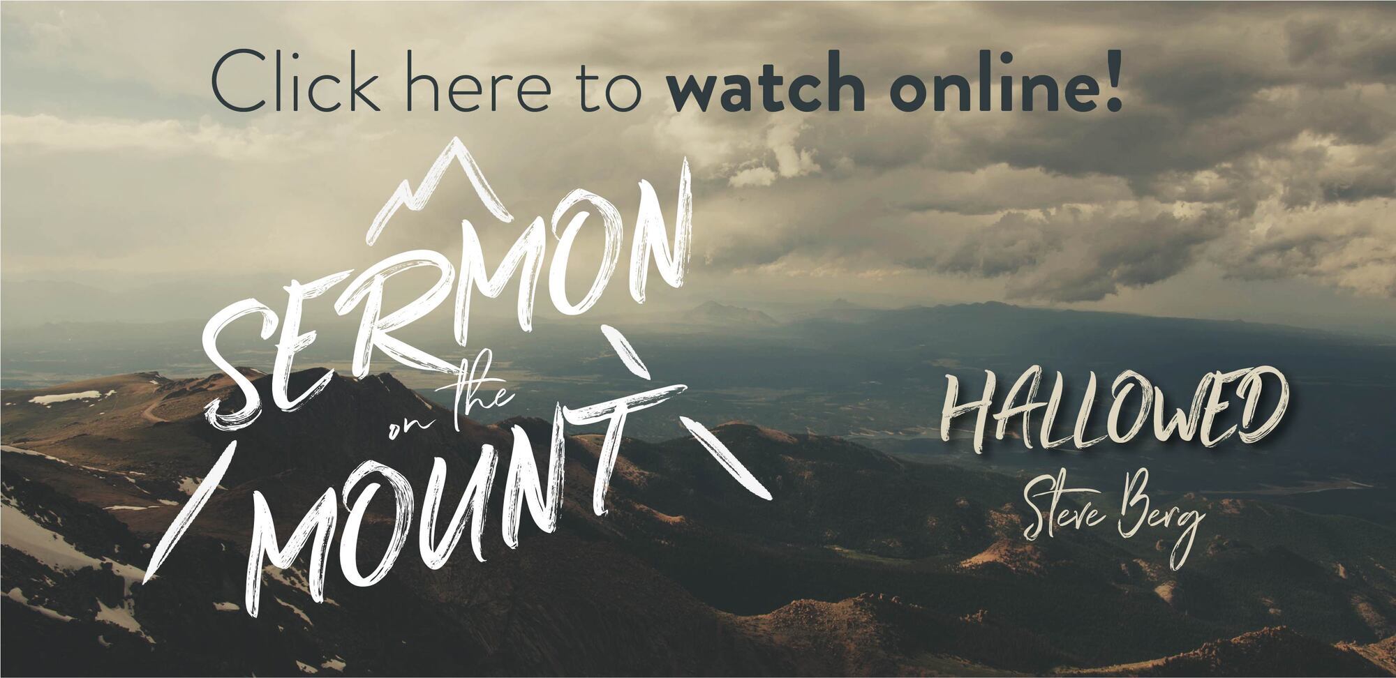Preview of SERMON ON THE MOUNT: Hallowed