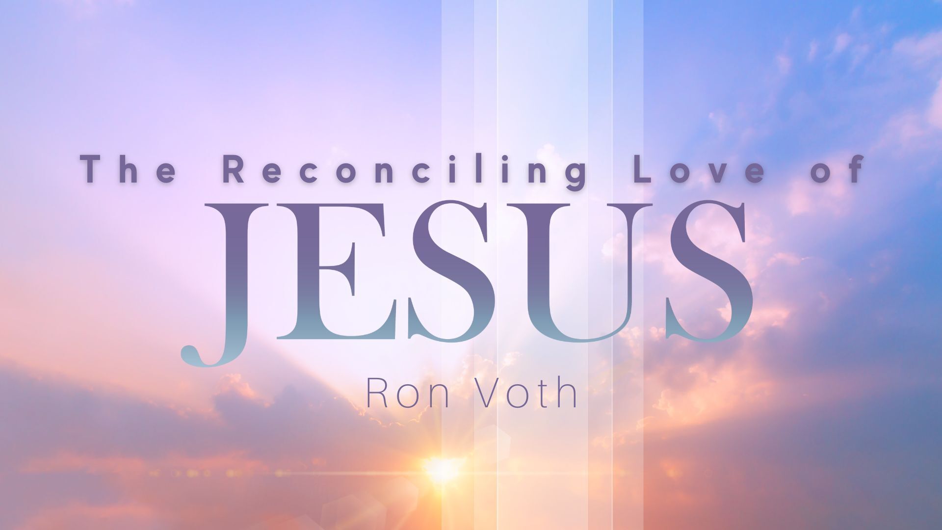 Preview of GLORIFY HIS NAME - The Reconciling Love of Jesus